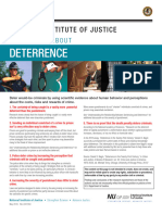 Deterrence: National Institute of Justice