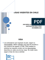 Visas Vigentes en Chile