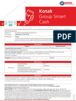 Kotak Group Smart Cash - One Pager 2999 Rs Variant