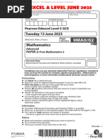 Edexcel A Level Mathematics Topic Checklist | PDF | Trigonometric ...