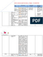 Planejamento Língua Portuguesa 7º Ano 3º Bim