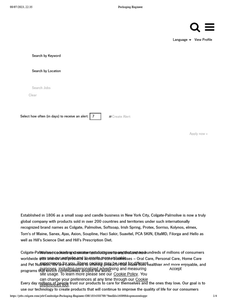 Packaging Engineer PDF Packaging And Labeling Engineering