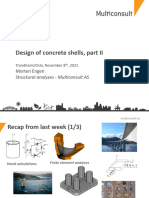 Design of Concrete Shells, partII, ME, 211108