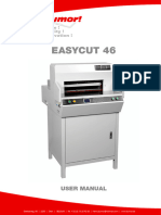 Guillotina Easycut-46 - User-Manual