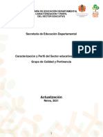 Caracterización y Perfil Del Sector Educativo 2021-2