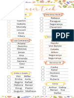 Lista Checklist Compras Do Mês para Impressão Criativa