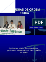 Energias de Ordem Física