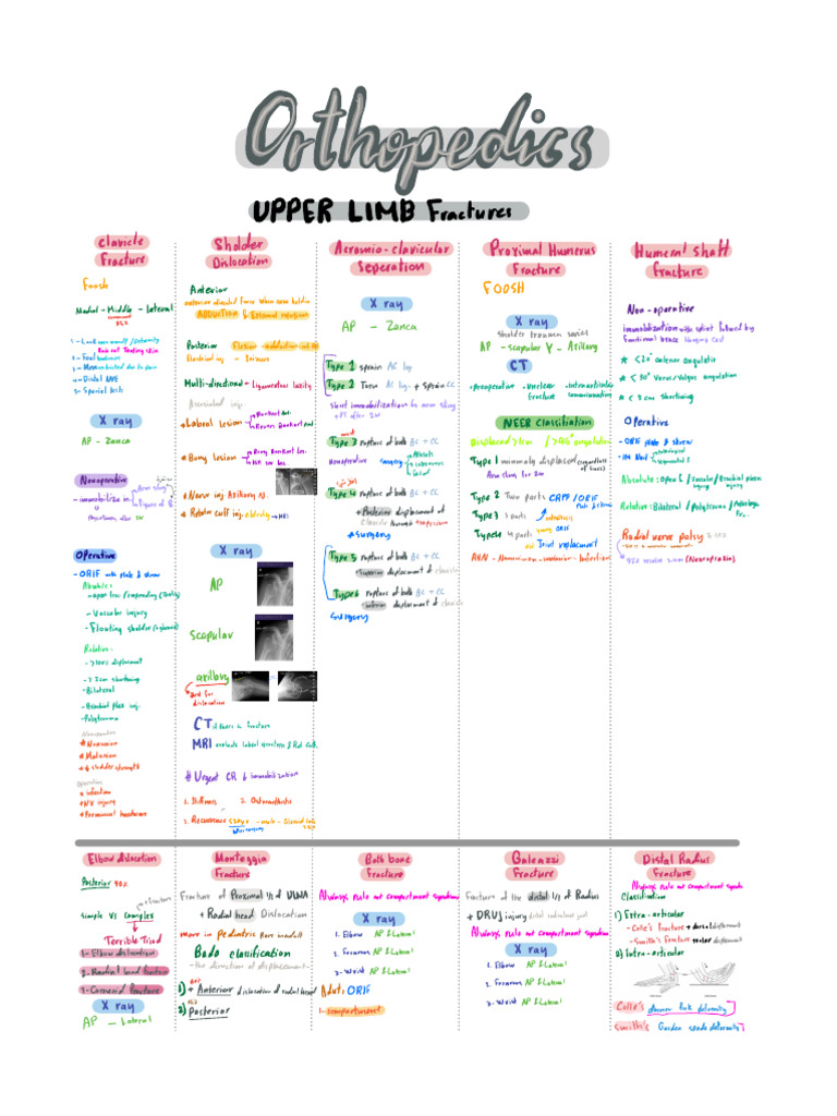 Orthopedics Summary | PDF