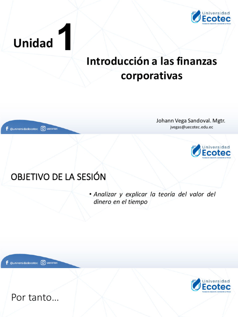 Valor del Dinero y Anualidades en Finanzas | PDF | Compartir (Finanzas ...