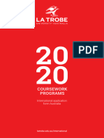 La Trobe - Application Form 2020