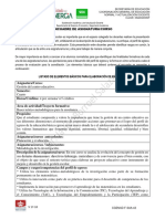 Formato de Encuadre Gestion Del Centro Educactivo 2022