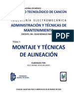 Montaje y Tecnicas de Alineacion