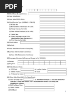 Form 7 Driving Licence Details | PDF | Driver's License | Identity Document