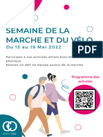 Semaine de La Marche Et Du Vélo: D U 1 3 A U 1 9 M A I 2 0 2 2