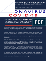 Guide de Protection Sanitaire en Période D'Épidémie de Coronavirus Covid-19