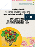 ABEFC - Articulação Brasileira pela Economia de Francisco e Clara_Eleições 2022_Carta Compromisso