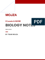 Mojza Biology Notes