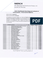 EDITAL 023 - RESULTADO FINAL