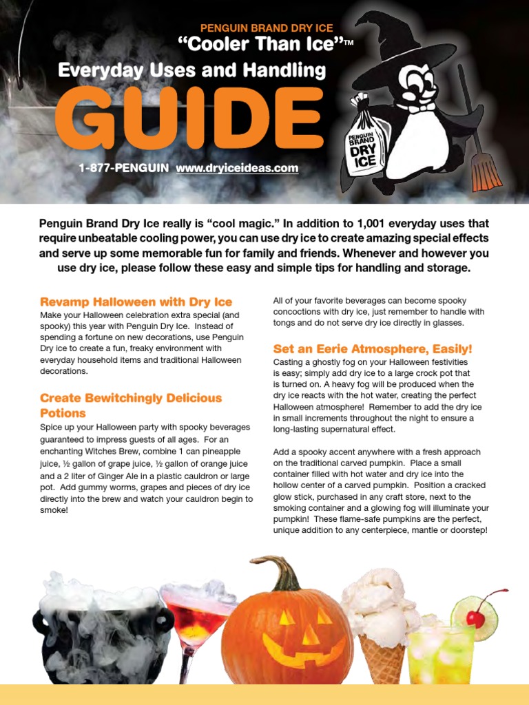 Everyday Uses and Handling of Dry Ice Halloween Edition Carbon