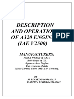 Description and Operation of a320 Engine Iae v2500