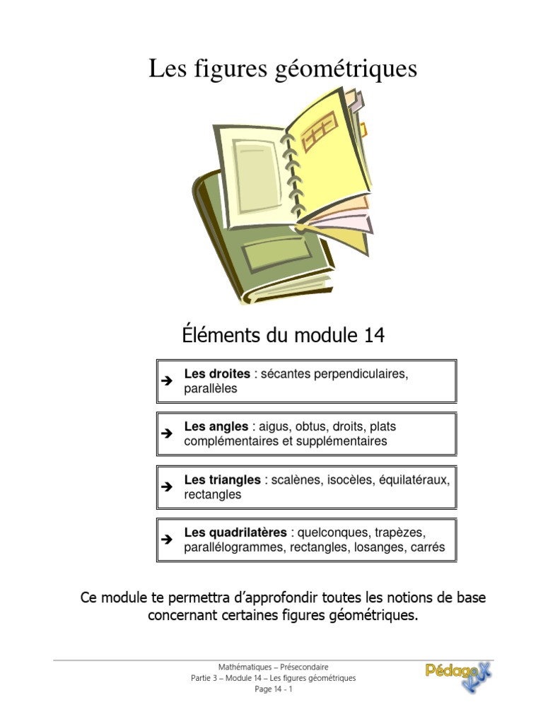 Les Figures Géométriques en Mathématiques | PDF | Triangle | Angle