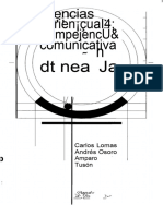 Carlos Lomas Andres Osoro y Amparo Tuson Ciencias Del Lenguaje Competencia Comunicativa y Enseanza de La Lengua