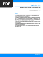 Atmel 6494 SAM9G45 Schematic Checklist - Application Note