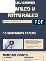 Obligaciones Civiles y Naturales