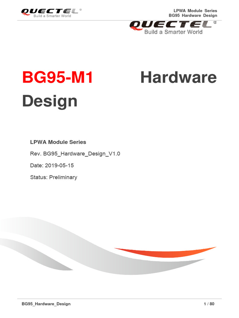 BG95m1 Hardware Design PDF