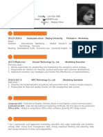 Orange Simple Resume-WPS Office