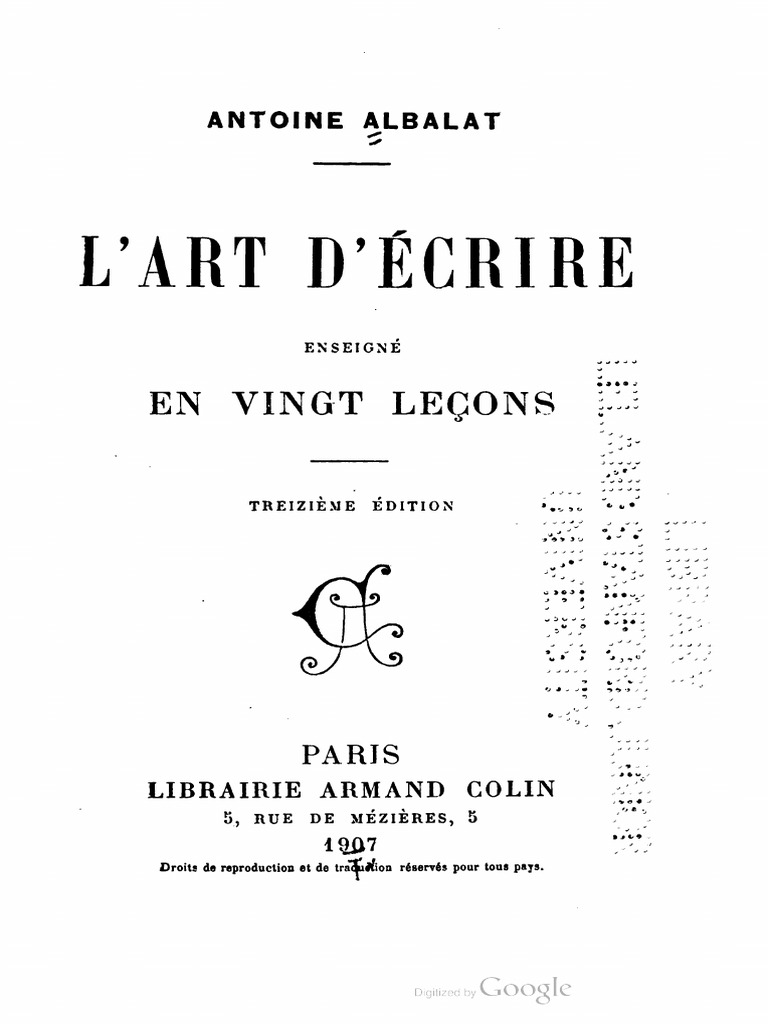 L'Art d'Écrire en Vingt Leçons | PDF | Michel de Montaigne | Jean