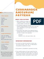Charmander Amigurumi Pattern - 1UpCrochet