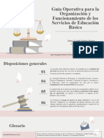 Guía Operativa para La Organización y Funcionamiento de Los Servicios de Educación Básica