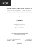 Cathal Bowe - PHD - Dynamic Interaction of Trains and Railway Bridges (ANSYS Code Included)