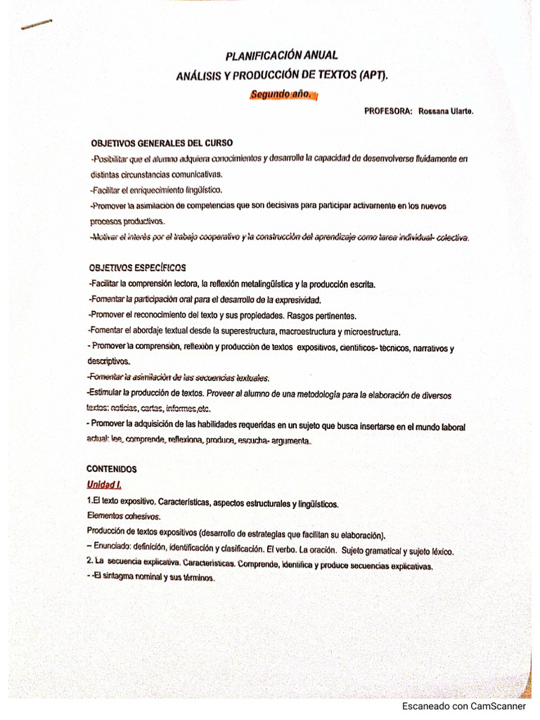 Plan Anual 2 APT | PDF