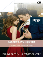 Kekasih Sang Miliuner (Too Proud To Be Bought) - Sharon Kendrick