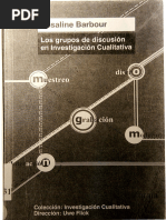 Barbour, Rosaline (2013) Los Grupos de Discusión en Investigación Cualitativa (Cap.4 El Diseño de Investigación)