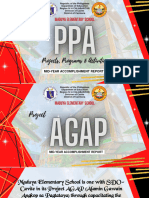 Project AGAP Mid-Year Accomplishment Report Presentation