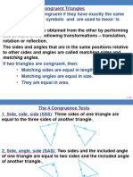 Congruent Triangles