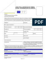 Formulario Pic Convenios