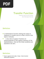 LESSON 5 Transfer Function