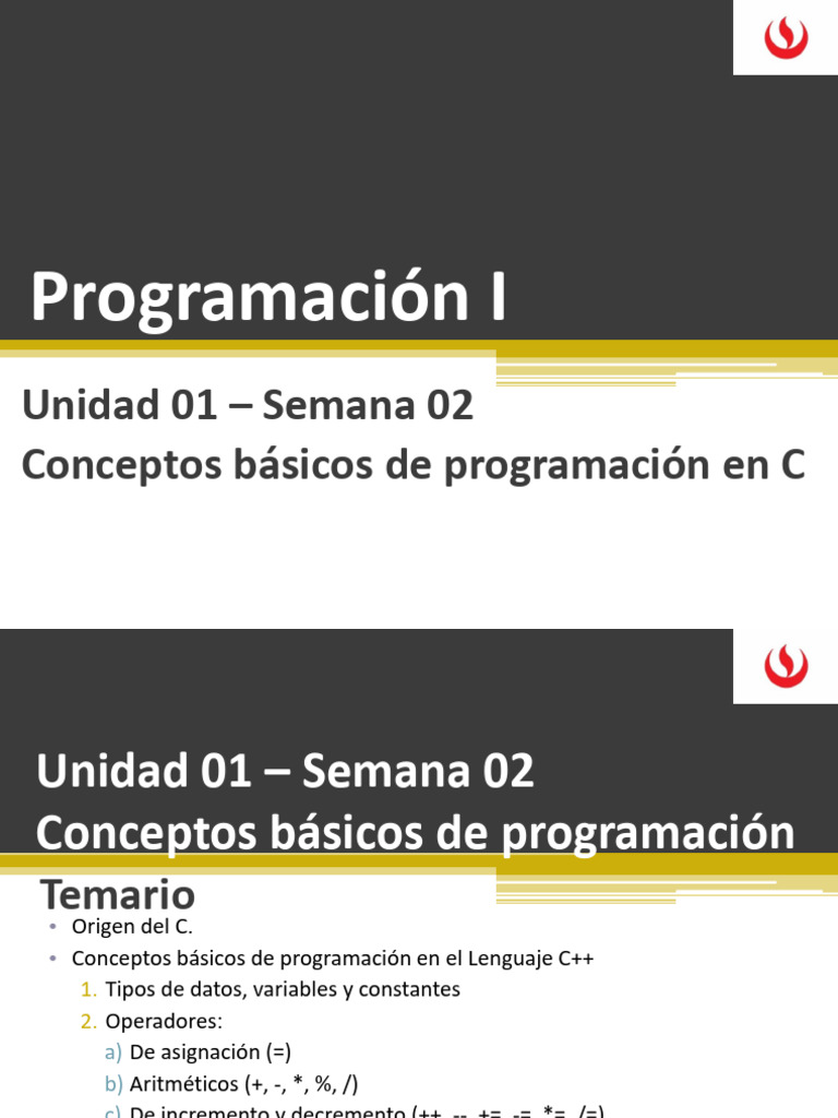 Conceptos Basicos de Programacion | PDF | C (lenguaje de programación ...