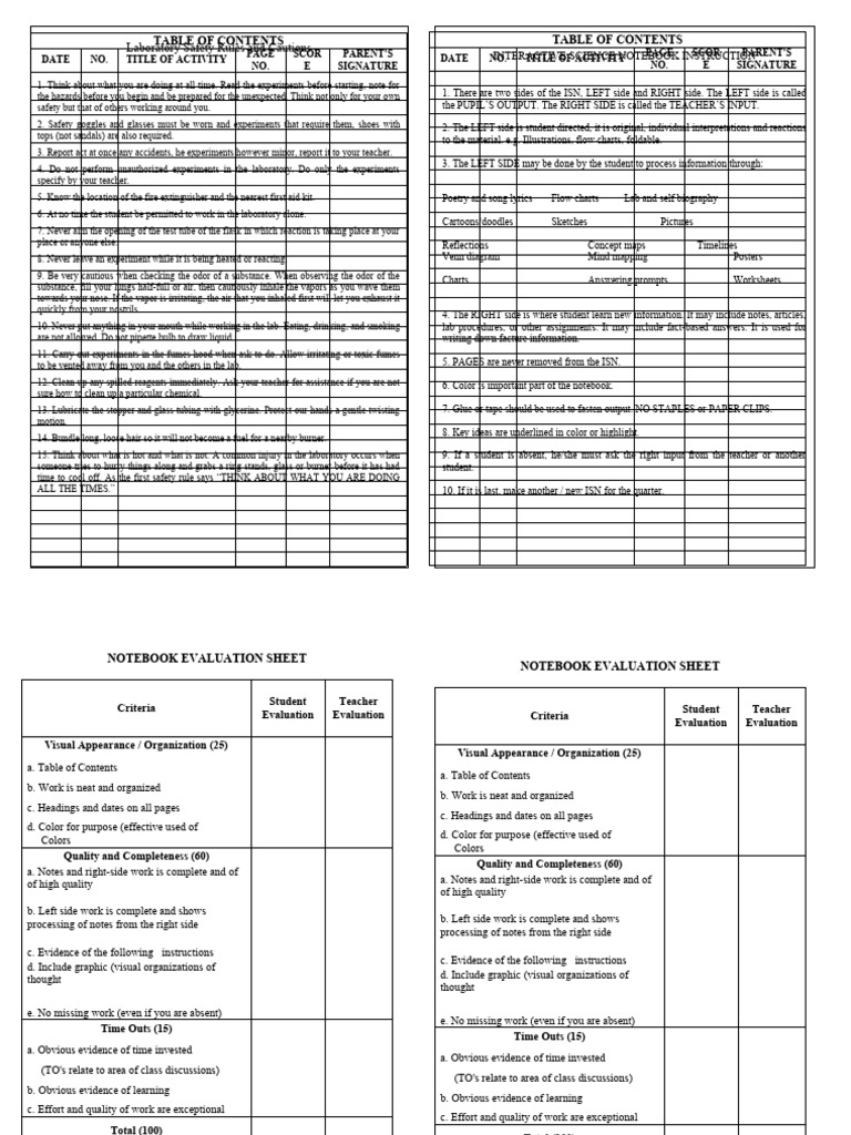 Laboratory Safety Rules and Cautions PDF Laboratories