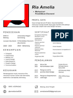 Putih Hitam Profesional Curriculum Vitae Manajer Kreatif Perusahaan Resume