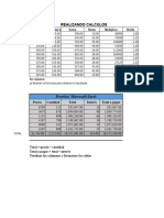 Resolucion de Tablas de Excel