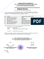Surat Perintah Tugas DPK PPNI Bandar Mataram