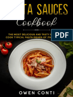Pasta Sauces Cookbook - The Most Deliciou