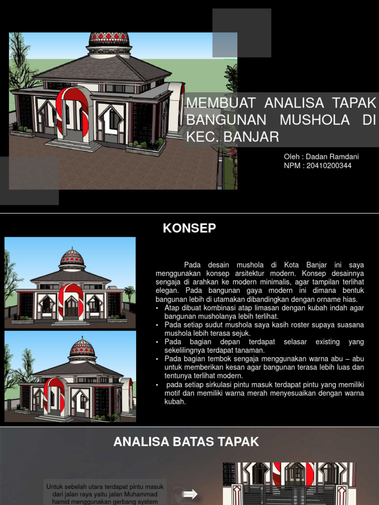 Desain Mushola Modern Minimalis 5x5 | PDF