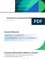 Introducción A Las Ecuaciones Diferenciales