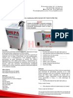 Purificador de Ar e Ambientes HEPA H14 - HF EPM 750 - HF EPF 750